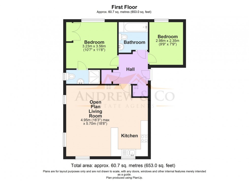 Floorplan for Chater Close, Ashford, TN23