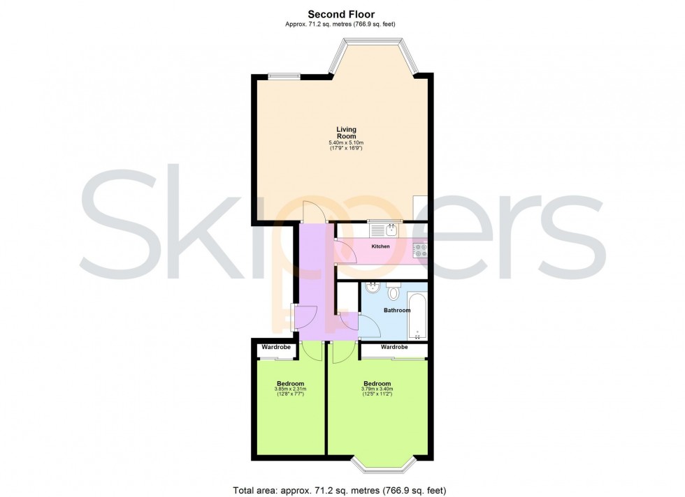 Floorplan for The Saltings, Littlestone, TN28