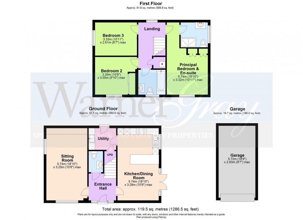 Floorplan for Acorn Road, Tenterden, TN30