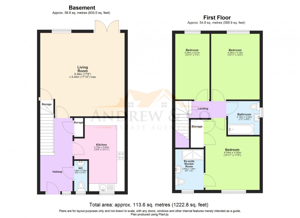 Floorplan for The Maude, New Romney, TN28