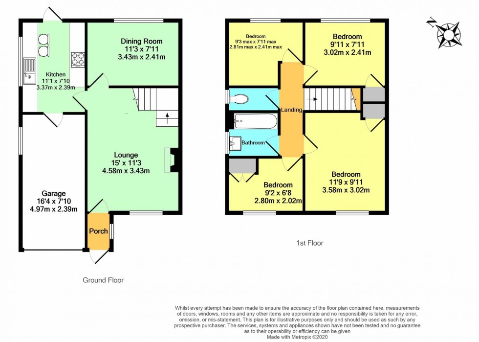 Floorplan for Cypress Avenue, Ashford, TN23