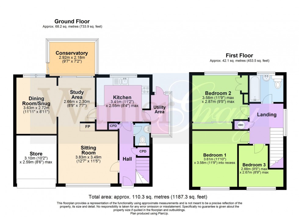 Floorplan for Glebelands, Biddenden, TN27