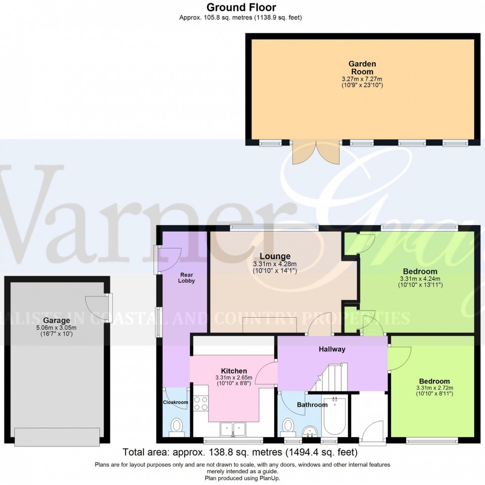 Floorplan for Station Road, Headcorn, TN27