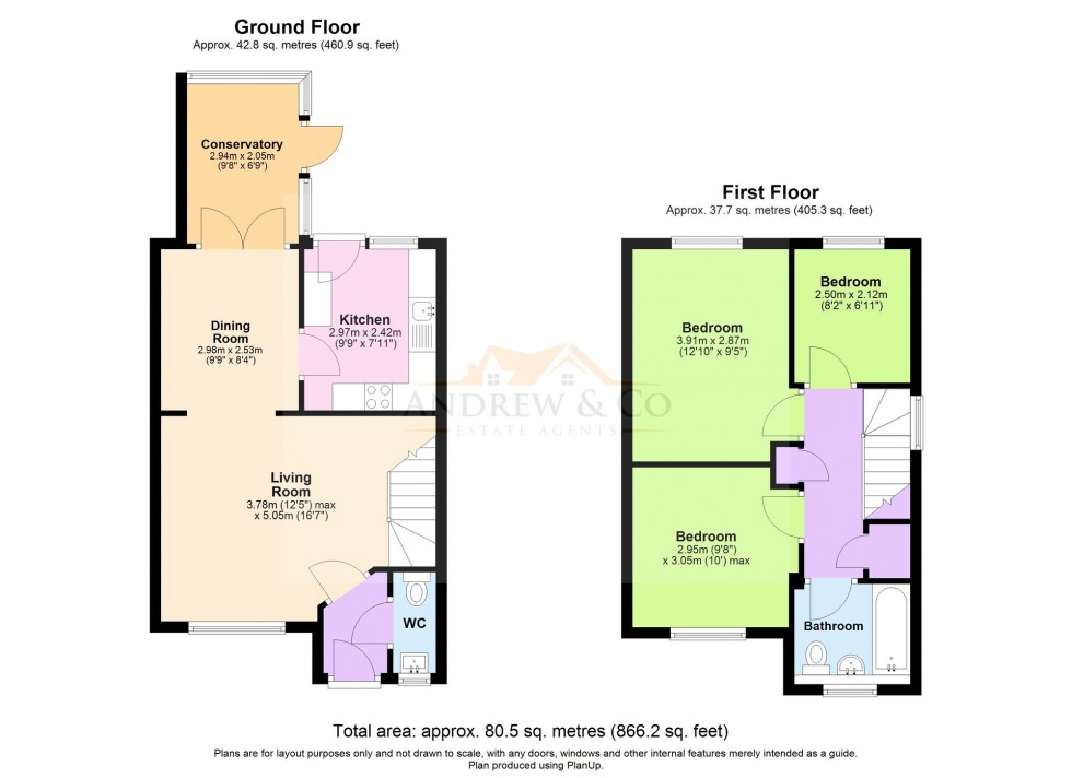 Floorplan for Landbury Walk, Ashford, TN25