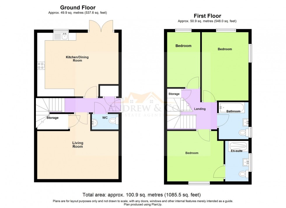 Floorplan for The Maude, New Romney, TN28