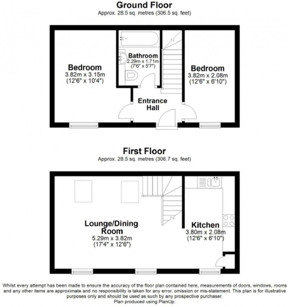 Floorplan for Ingles Lane, Folkestone, CT20