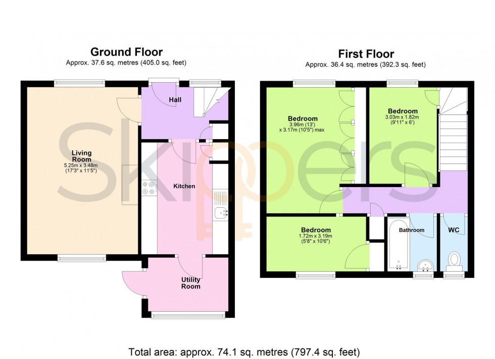 Floorplan for Brooks Way, Lydd, TN29