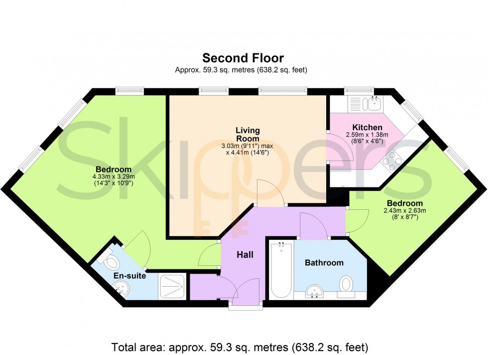 Floorplan for East Stour Way, Ashford, TN24