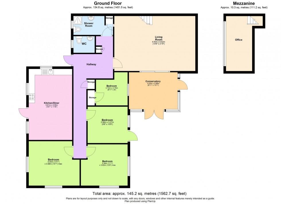 Floorplan for Sycamore Close, Dymchurch, TN29