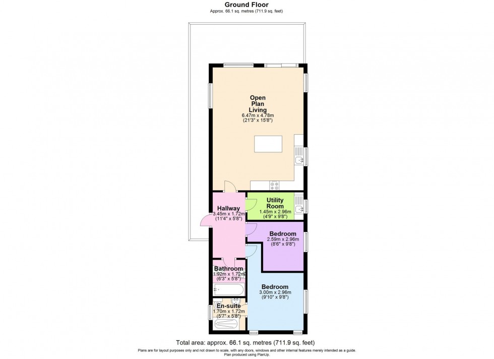 Floorplan for Old Romney, Romney Marsh, TN29