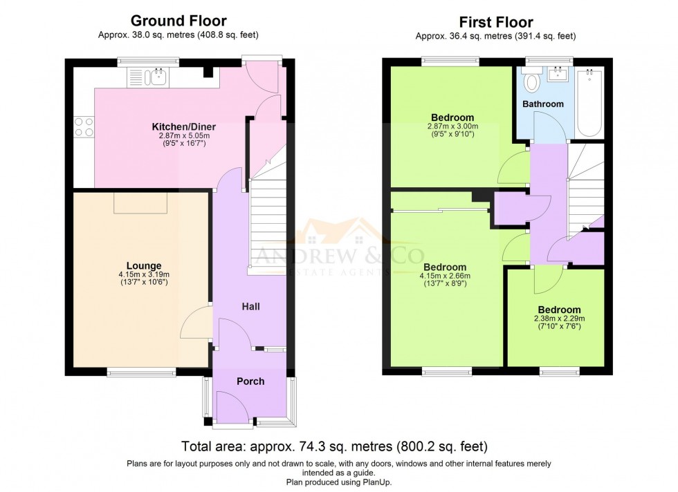 Floorplan for Royds Road, Willesborough, TN24