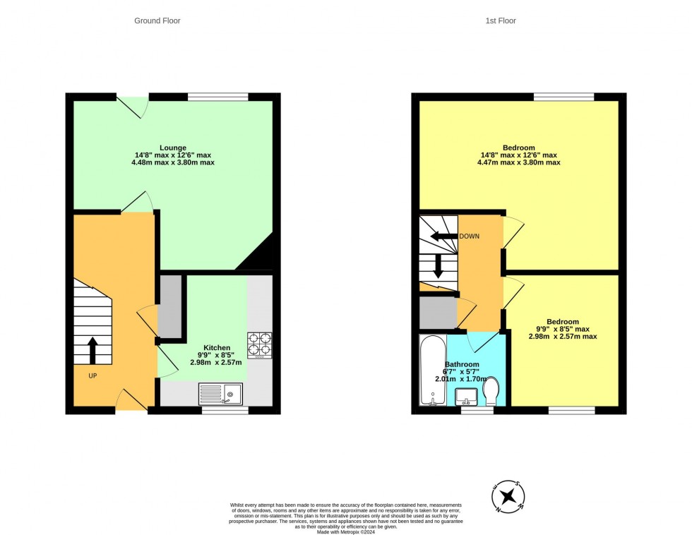 Floorplan for Goteley Mere, Kennington, TN24