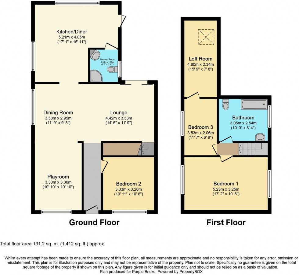 Floorplan for Clarence Road, Capel-Le-Ferne, CT18