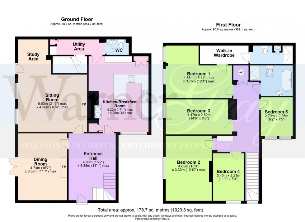 Floorplan for High Halden Road, Biddenden, TN27