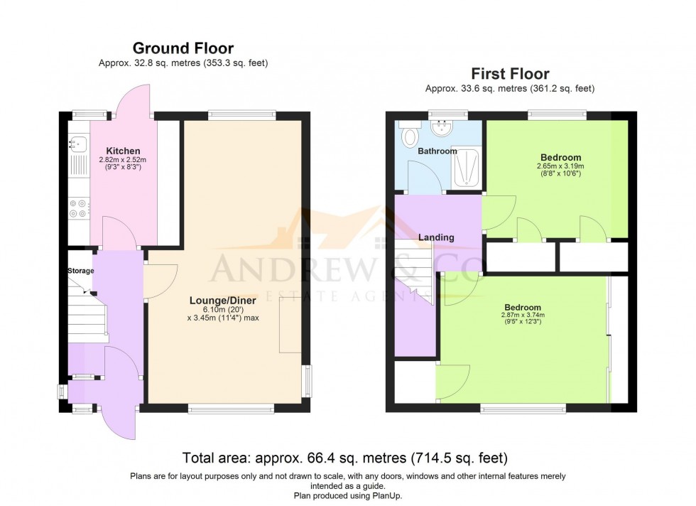 Floorplan for Marsh Crescent, New Romney, TN28