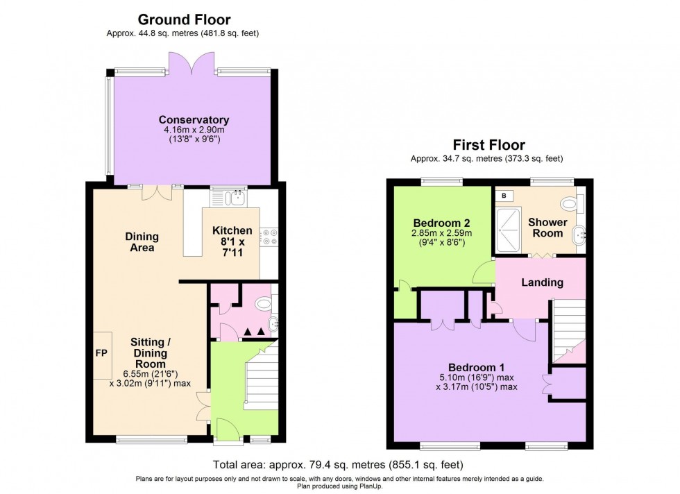 Floorplan for Eastwell Meadows, Tenterden, TN30