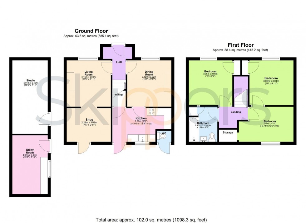 Floorplan for Station Road, Lydd, TN29