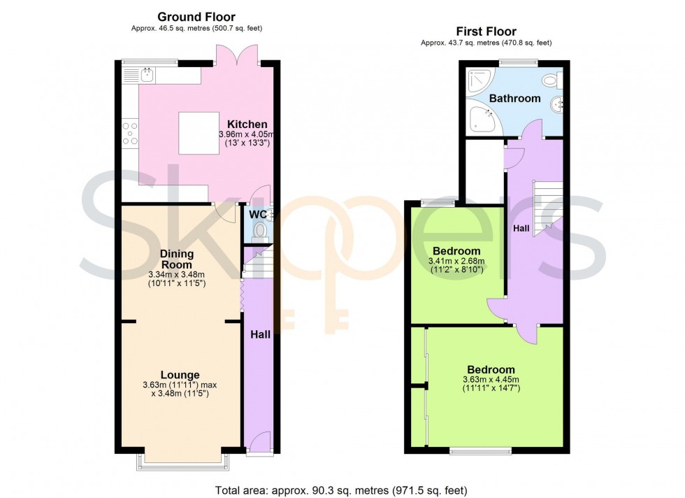 Floorplan for Surrenden Road, Folkestone, CT19