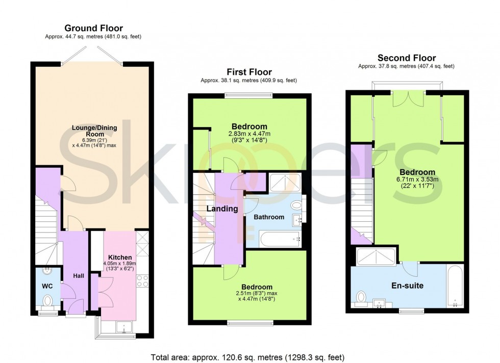 Floorplan for Chilmington Avenue, Chilmington Green, TN23