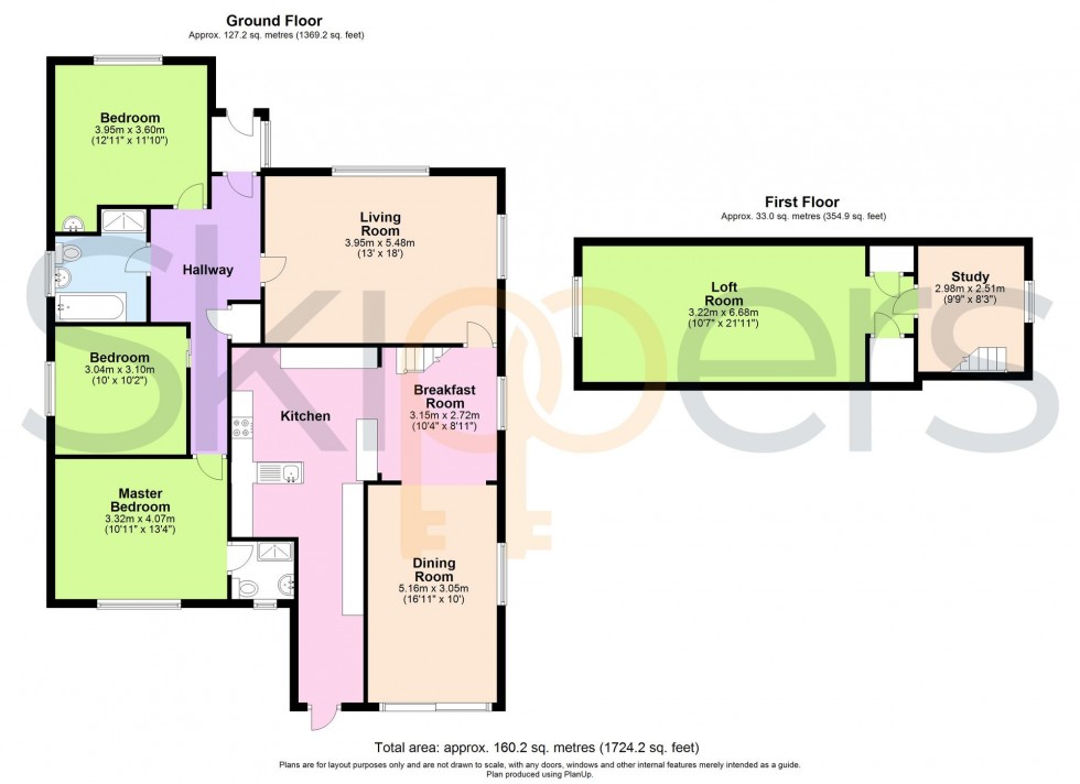 Floorplan for Rolfe Lane, New Romney, TN28