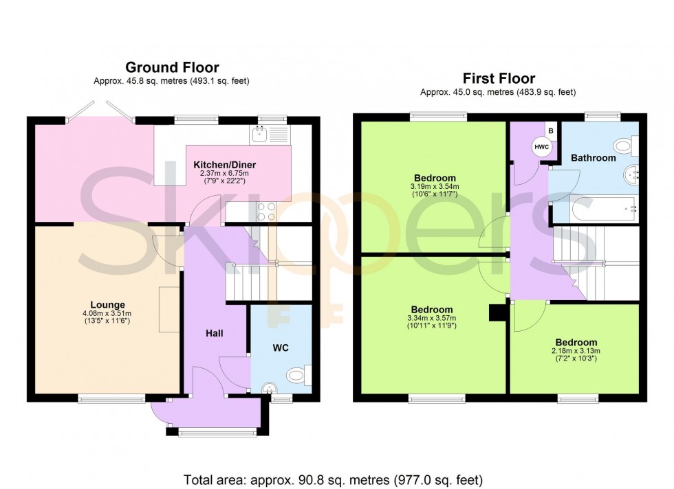 Floorplan for Orion Way, Willesborough, TN24