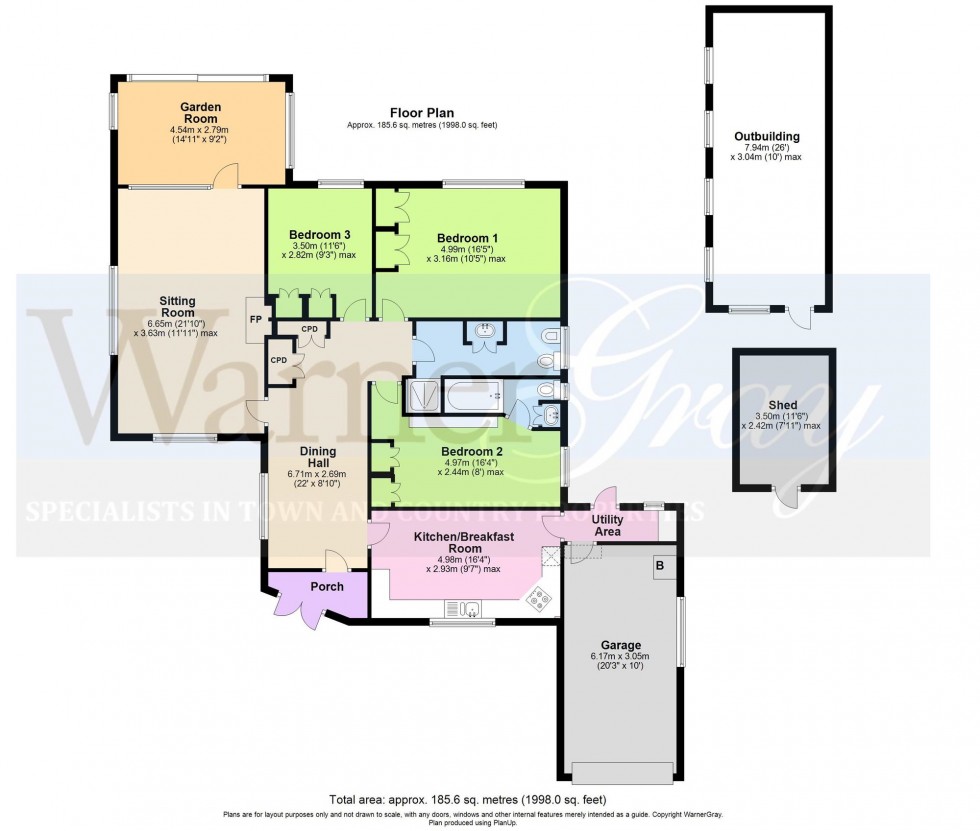 Floorplan for Shoreham Lane, St. Michaels, TN30