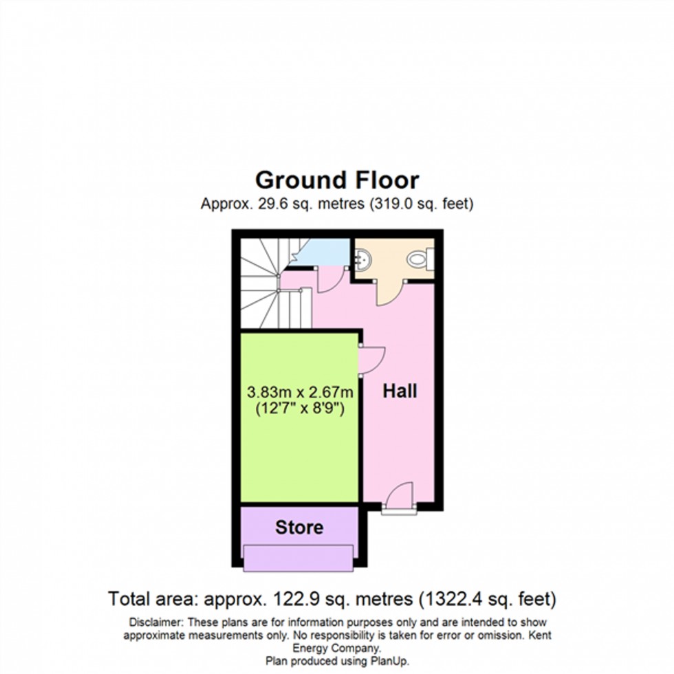 Floorplan for Enbrook Valley, Folkestone, CT20