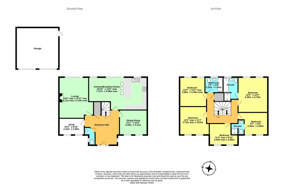 Floorplan for High Snoad Wood, Challock, TN25
