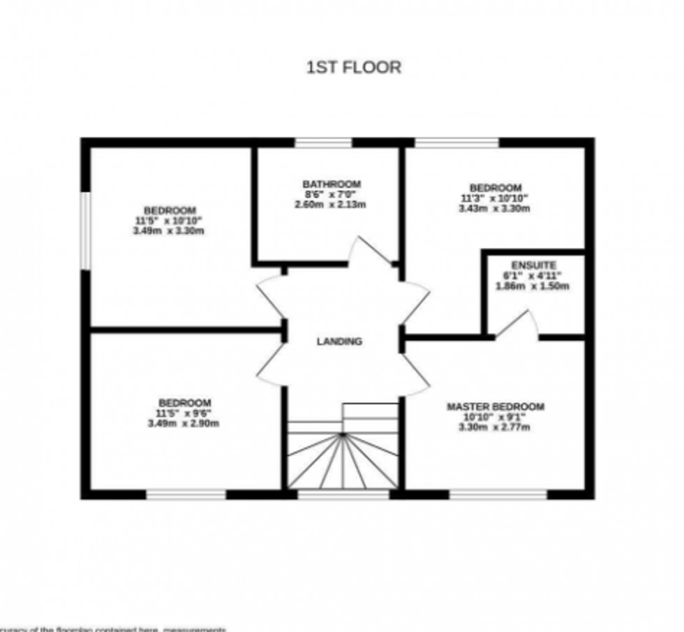 Floorplan for Beacon Oak Road, Tenterden, TN30