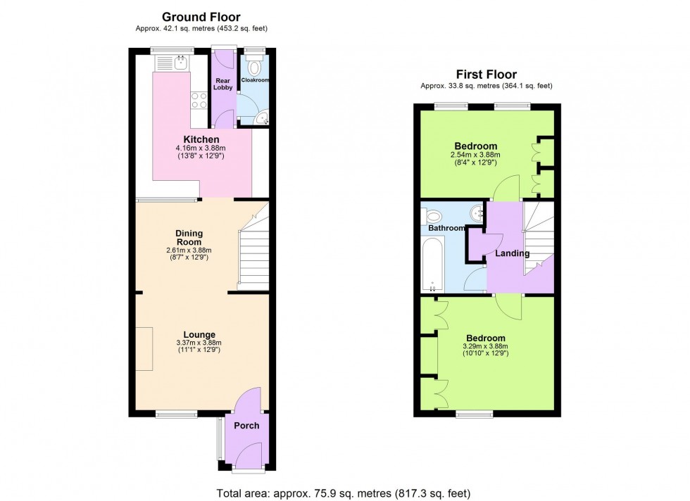 Floorplan for Lower Vicarage Road, Kennington, TN24