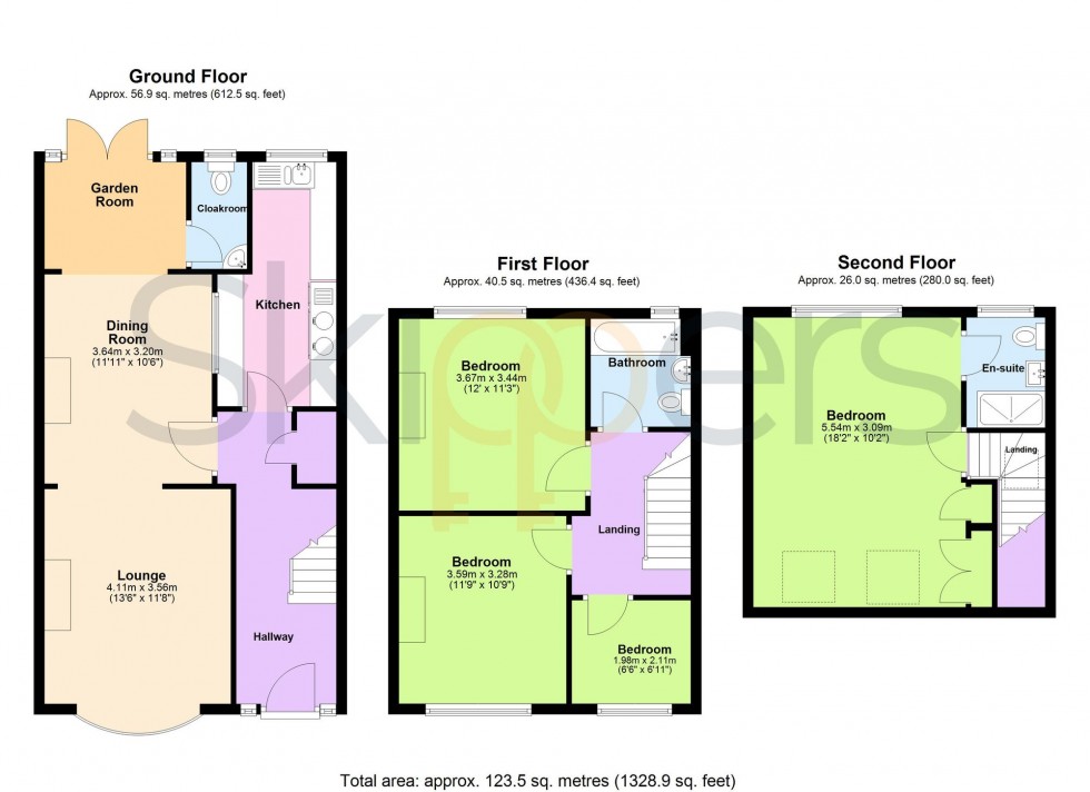 Floorplan for Sprotlands Avenue, Willesborough, TN24