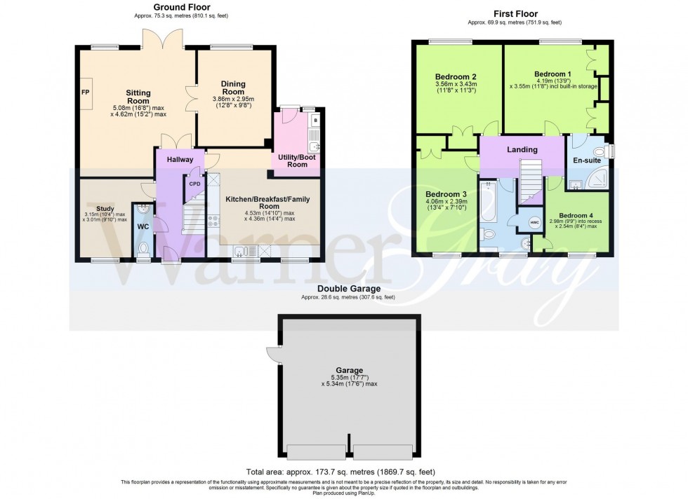 Floorplan for High Meadow, Northiam, TN31